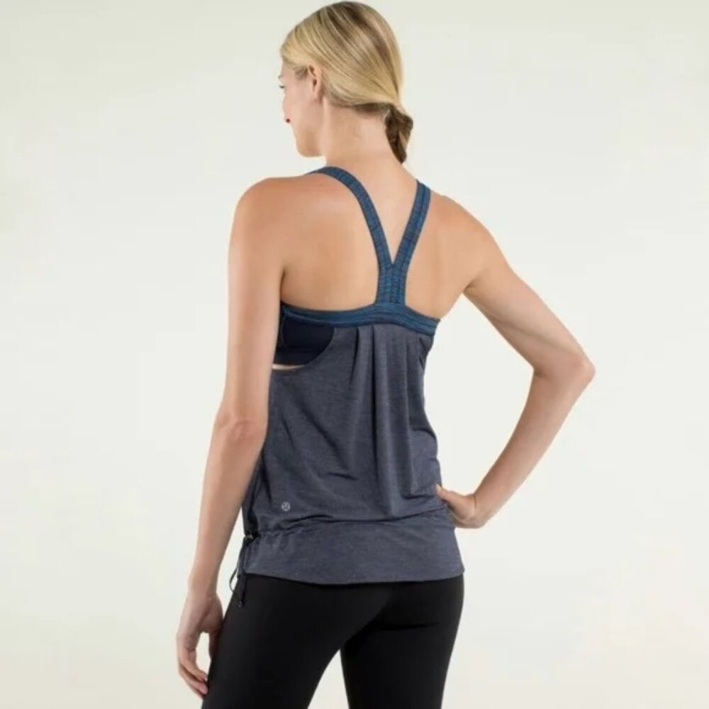 Lululemon Rest Less Tank Size 8 Black